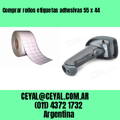Comprar rollos etiquetas adhesivas 55 x 44