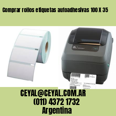 Comprar rollos etiquetas autoadhesivas 100 X 35