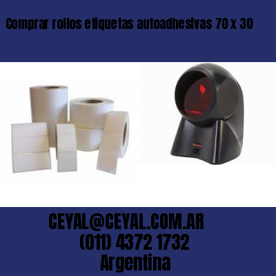 Comprar rollos etiquetas autoadhesivas 70 x 30