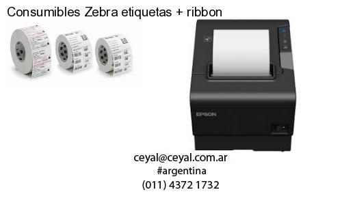 Consumibles Zebra etiquetas   ribbon