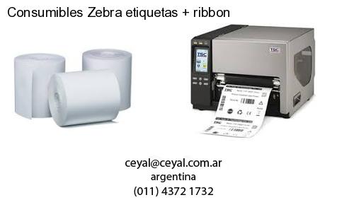 Consumibles Zebra etiquetas   ribbon