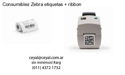 Consumibles Zebra etiquetas   ribbon