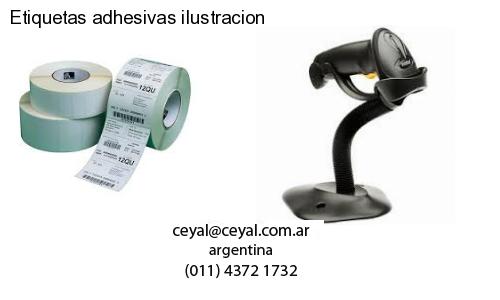 Etiquetas adhesivas ilustracion