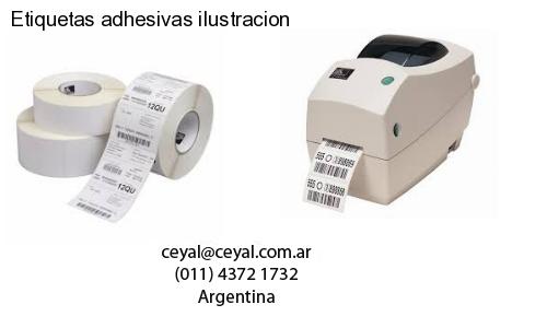 Etiquetas adhesivas ilustracion