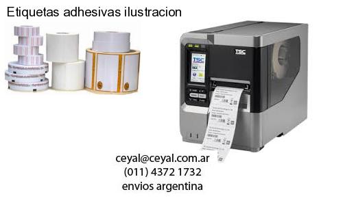 Etiquetas adhesivas ilustracion