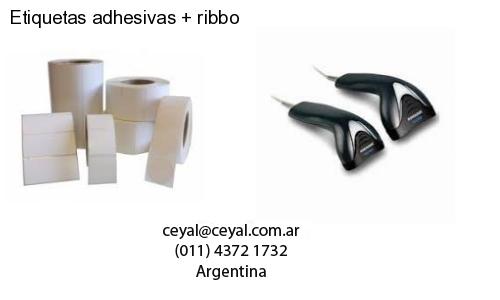 Etiquetas adhesivas   ribbo