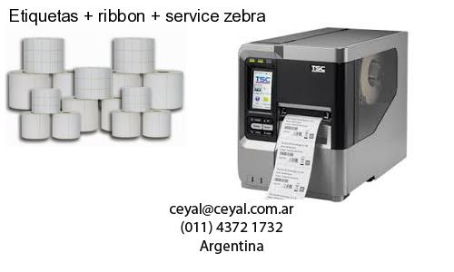 Etiquetas   ribbon   service zebra