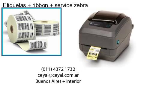 Etiquetas   ribbon   service zebra