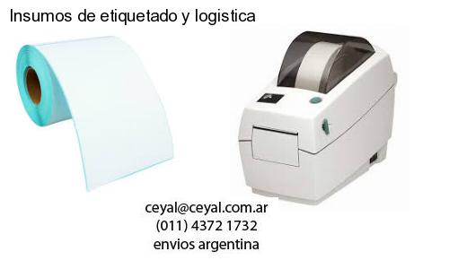 Insumos de etiquetado y logistica