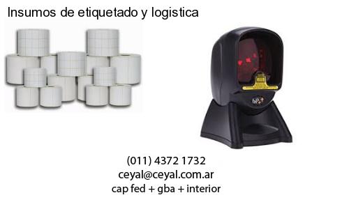 Insumos de etiquetado y logistica
