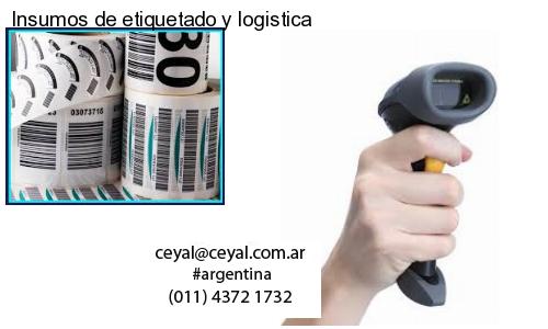 Insumos de etiquetado y logistica
