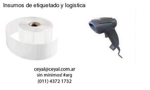 Insumos de etiquetado y logistica