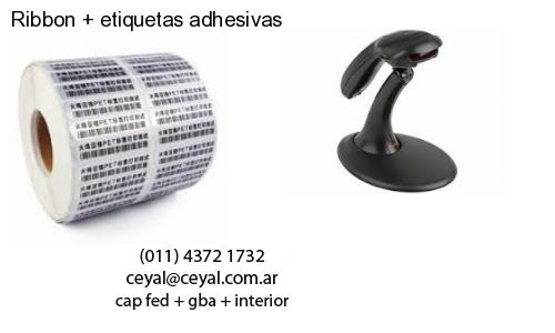 Ribbon etiquetas adhesivas