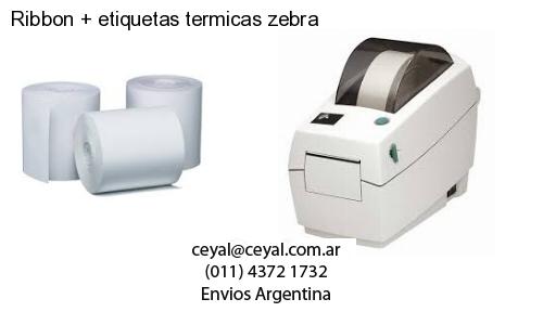 Ribbon etiquetas termicas zebra