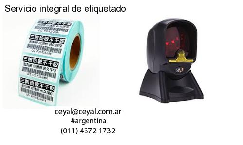 Servicio integral de etiquetado