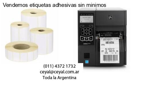 Vendemos etiquetas adhesivas sin minimos