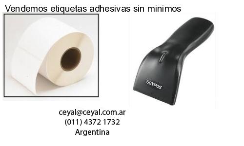 Vendemos etiquetas adhesivas sin minimos