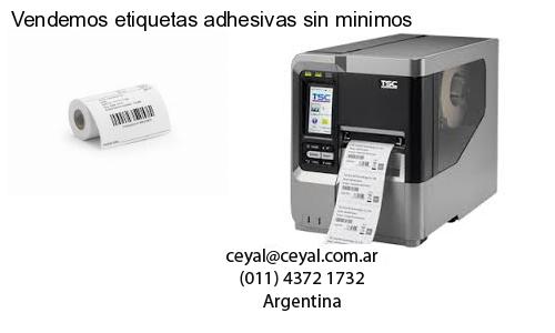Vendemos etiquetas adhesivas sin minimos