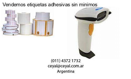 Vendemos etiquetas adhesivas sin minimos