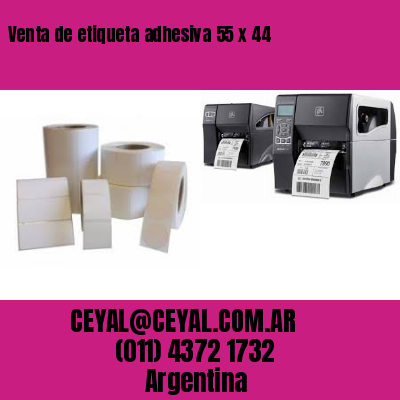 Venta de etiqueta adhesiva 55 x 44