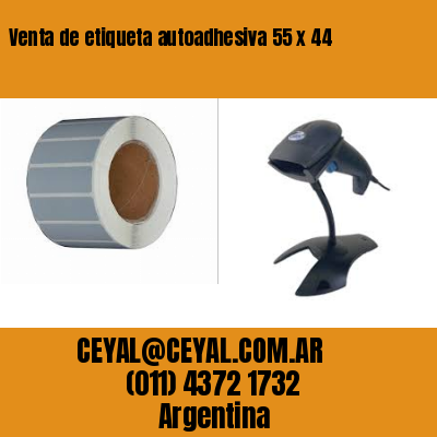 Venta de etiqueta autoadhesiva 55 x 44