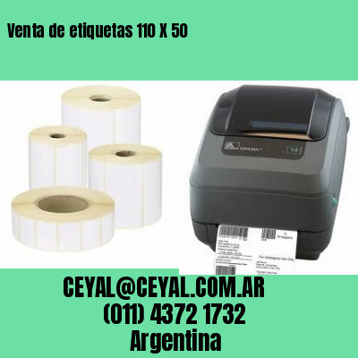 Venta de etiquetas 110 X 50