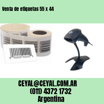 Venta de etiquetas 55 x 44