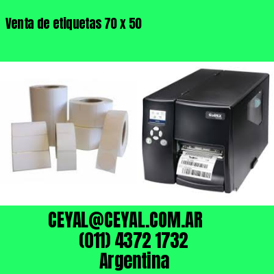 Venta de etiquetas 70 x 50