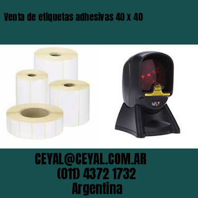 Venta de etiquetas adhesivas 40 x 40