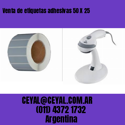 Venta de etiquetas adhesivas 50 X 25