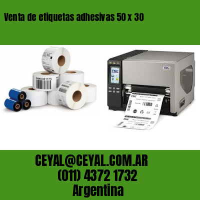 Venta de etiquetas adhesivas 50 x 30