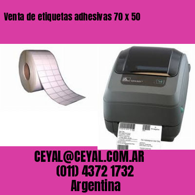 Venta de etiquetas adhesivas 70 x 50
