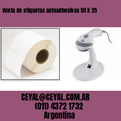 Venta de etiquetas autoadhesivas 50 X 25