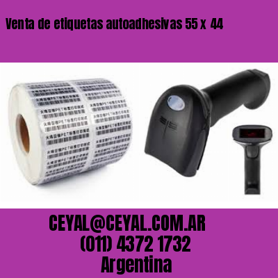 Venta de etiquetas autoadhesivas 55 x 44