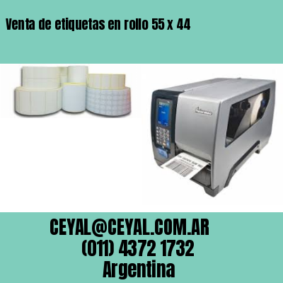 Venta de etiquetas en rollo 55 x 44