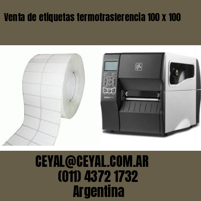 Venta de etiquetas termotrasferencia 100 x 100
