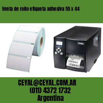 Venta de rollo etiqueta adhesiva 55 x 44