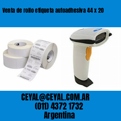 Venta de rollo etiqueta autoadhesiva 44 x 20