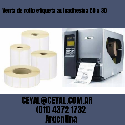 Venta de rollo etiqueta autoadhesiva 50 x 30