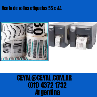 Venta de rollos etiquetas 55 x 44