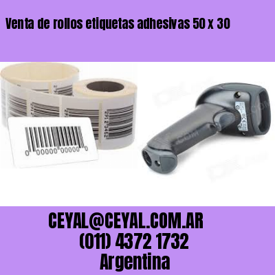 Venta de rollos etiquetas adhesivas 50 x 30