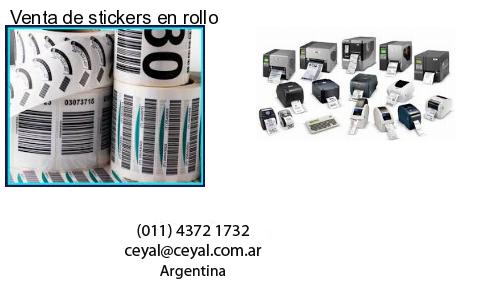 Venta de stickers en rollo