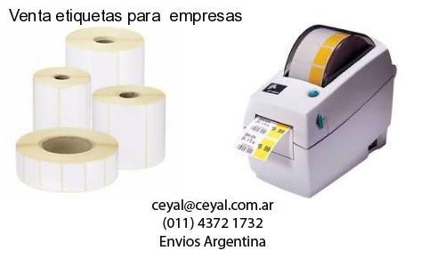 Venta etiquetas para  empresas