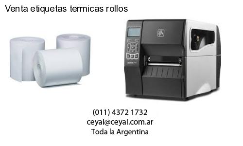 Venta etiquetas termicas rollos
