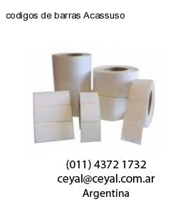codigos de barras Acassuso