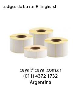 codigos de barras Billinghurst