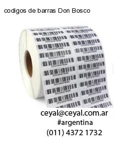 codigos de barras Don Bosco