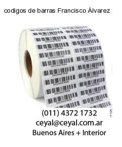 codigos de barras Francisco Álvarez