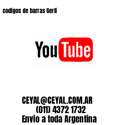 codigos de barras Gerli