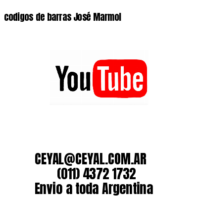 codigos de barras José Marmol